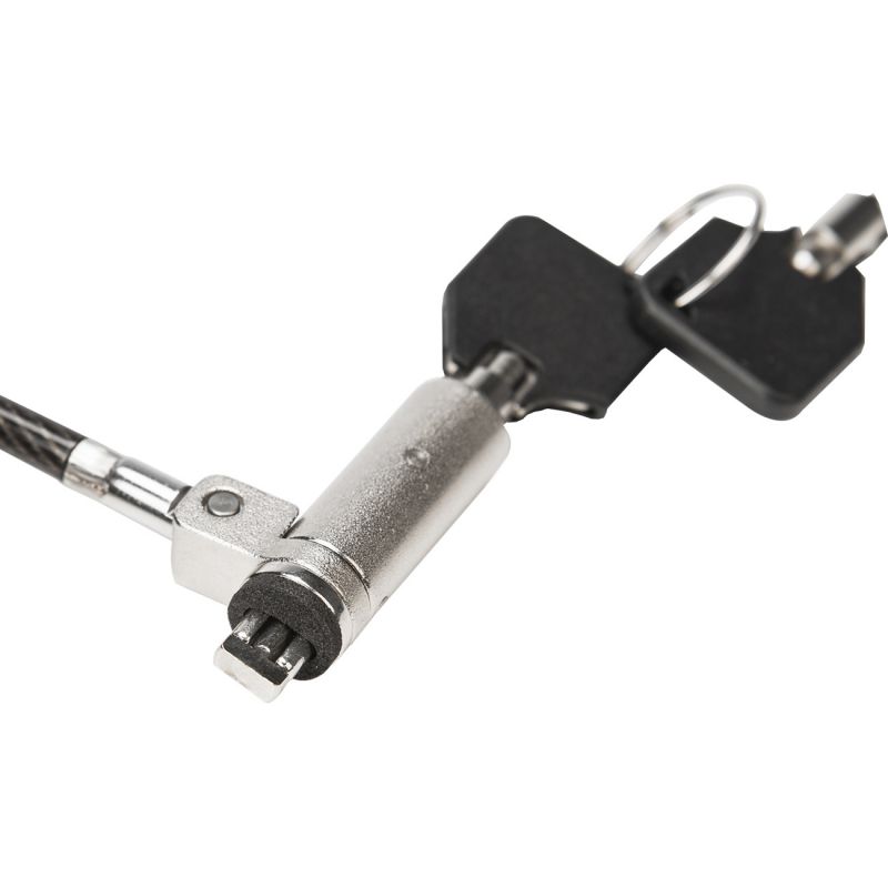Rocbolt R20 Slim Laptop Security Cable w/ Key Lock & 2 Keys 10mm Lock Head