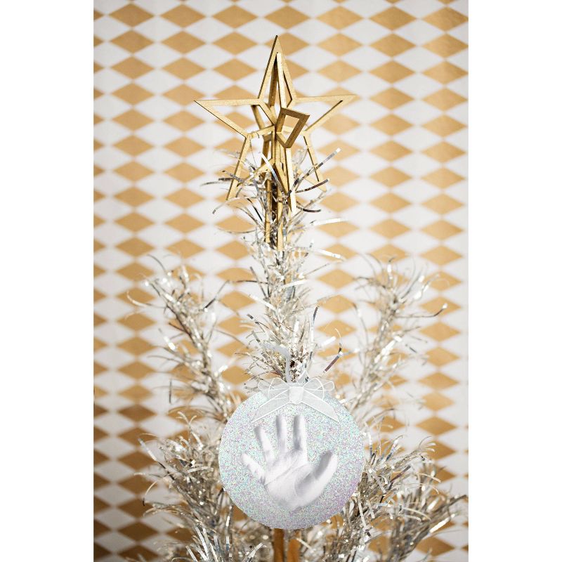 Pearhead Babyprints Christmas Ornament -Glitter