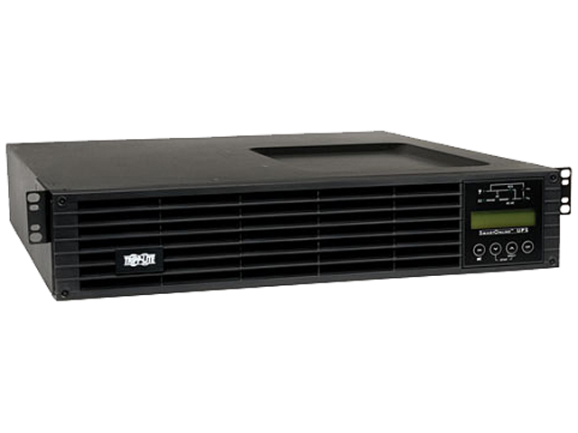 PR1000LCDRT2U Smart App Sinewave UPS System, 1000VA/900W, 8 Outlets, AVR, 2U Rack/Tower Black
