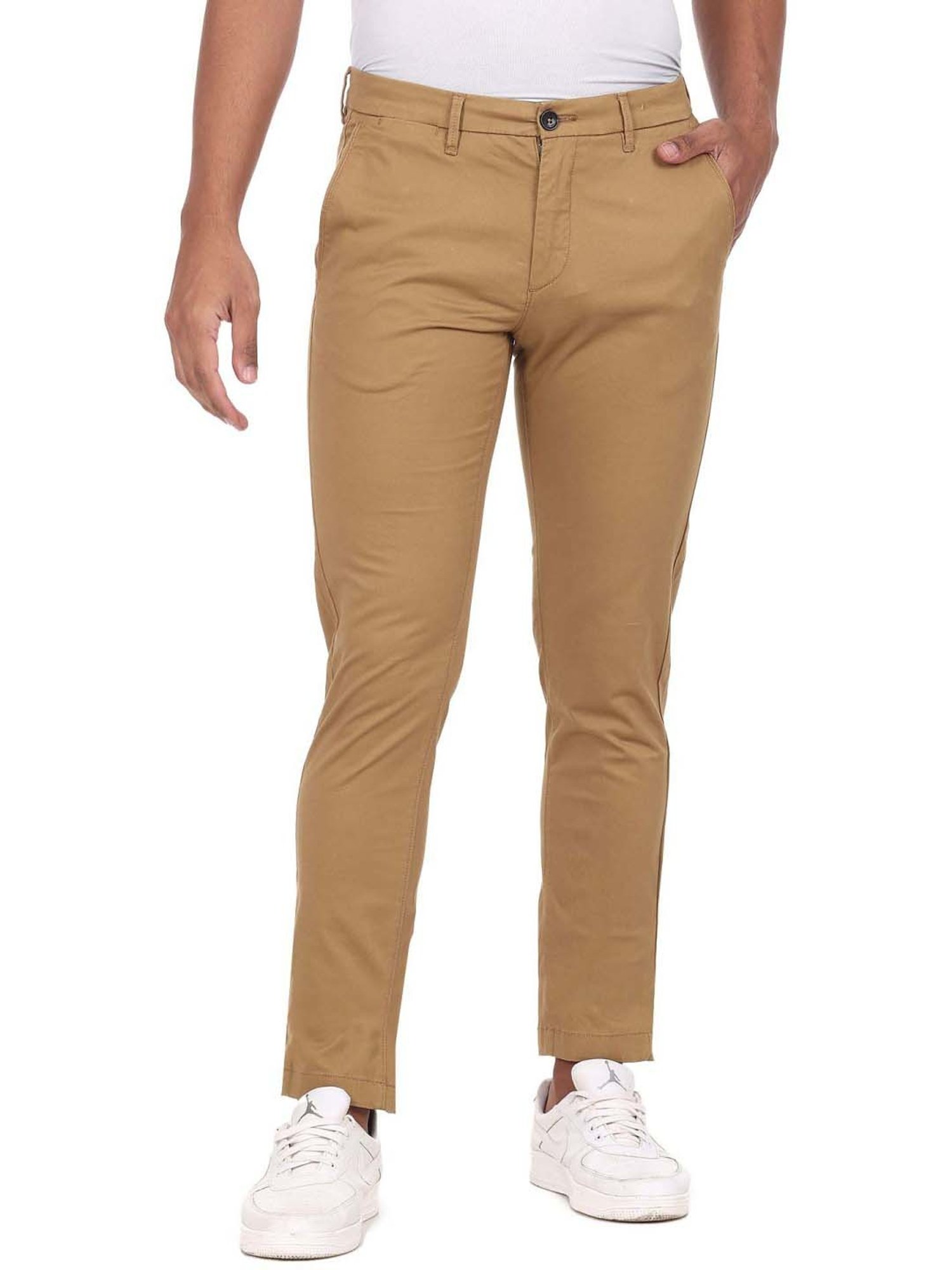 U.S. Polo Assn. Khaki Regular Fit Trousers