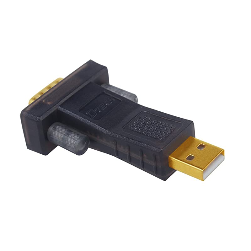 USB to RS232 Serial Adapter with DB9 Male Port Prolific Chip PL2303 Supports Windows 10 8 7 Mac Linux Android