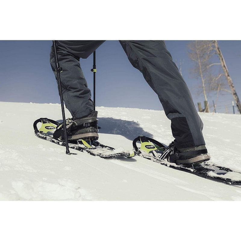 Yukon Charlie's Pro Series Men's 8 x 25-inch Backwoods Snowshoe, Black/Yellow
