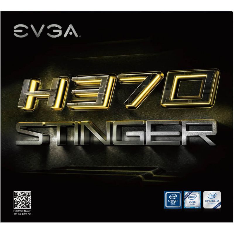 EVGA H370 Stinger Desktop Motherboard - Intel Chipset - Socket H4 LGA-1151 - 32 GB DDR4 SDRAM Maximum RAM - DIMM - 2 x Memory Slots - Gigabit Ethernet