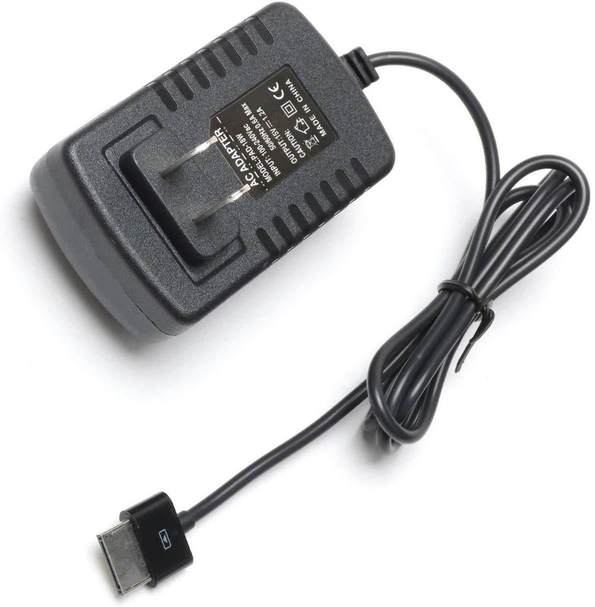 15V 1.2A 18W Ac Charger Power Supply Adapter Cord for Asus Vivo Tab RT TF600 TF600T TF701T TF701T TF810 TF810C- 11.6-Inch Tablet