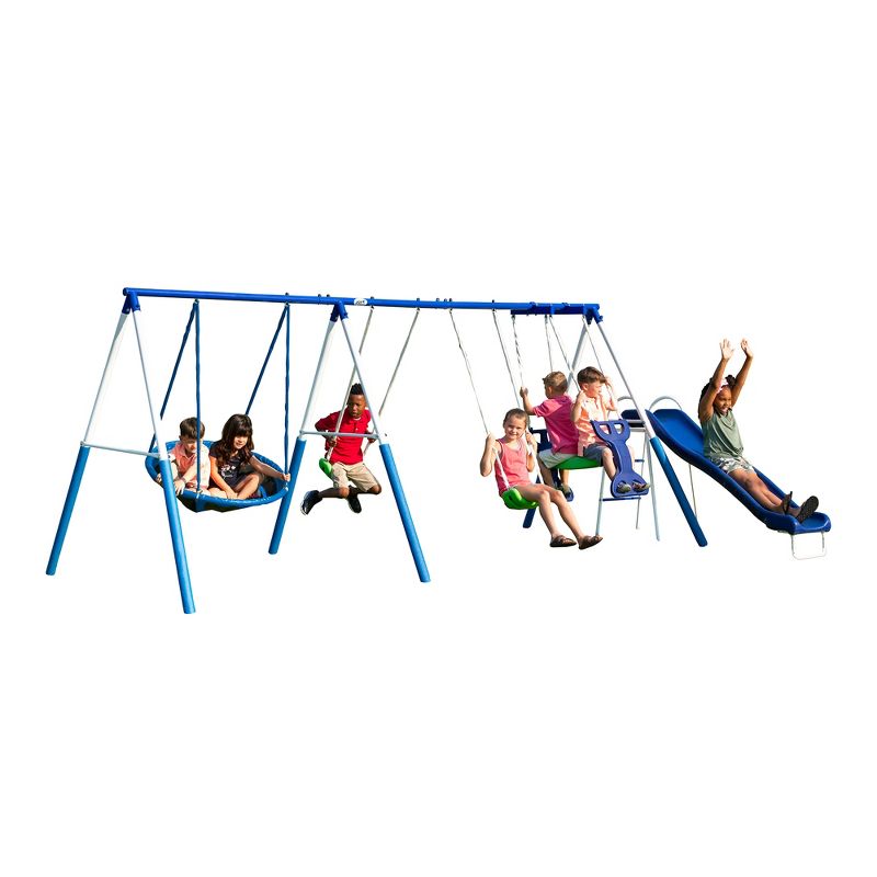 XDP Recreation All Star Outdoor Playground Backyard Kids Toddler Play/Swing Set