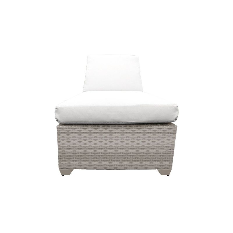 Fairmont 2pk Patio Chaise Lounges - White - TK Classics