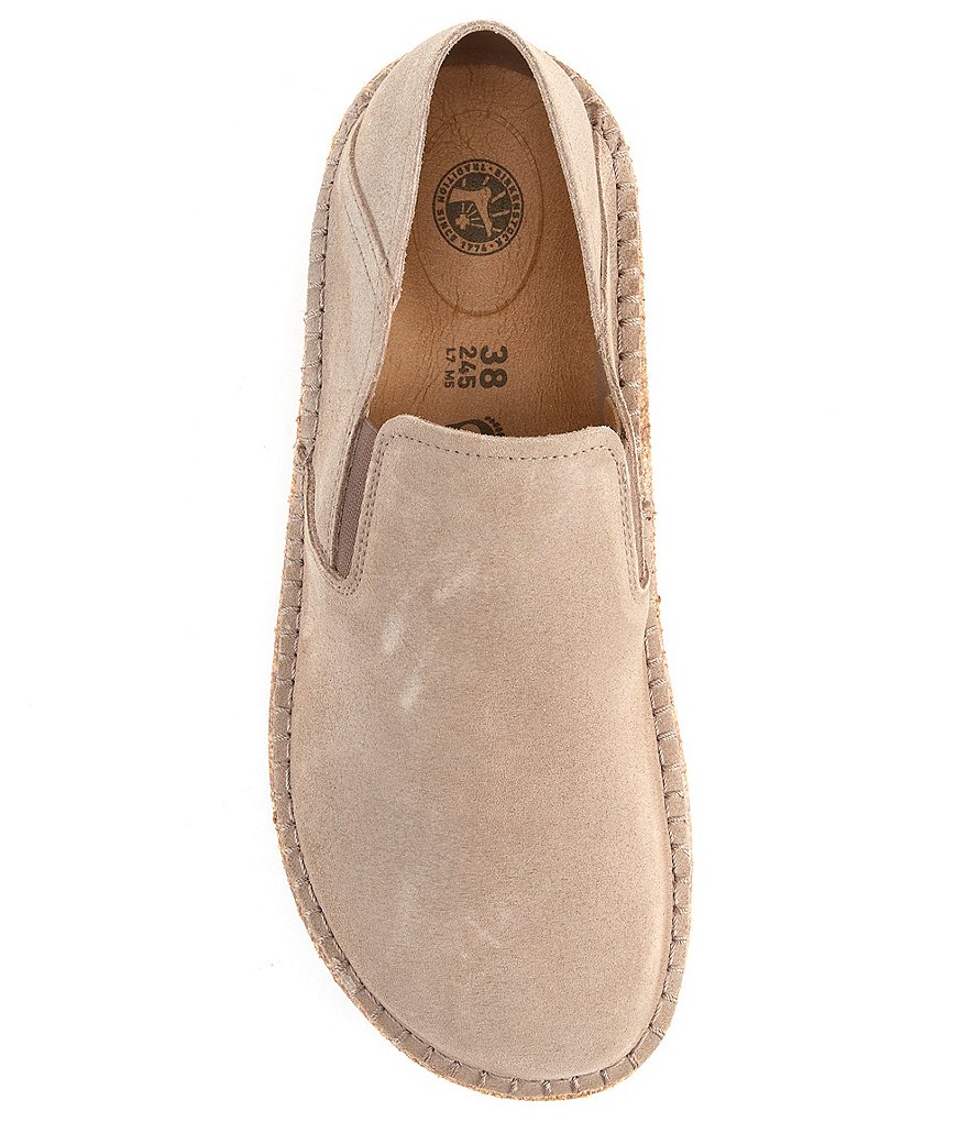Trotters Harlow Lizard Patent Suede Leather Slip-Ons
