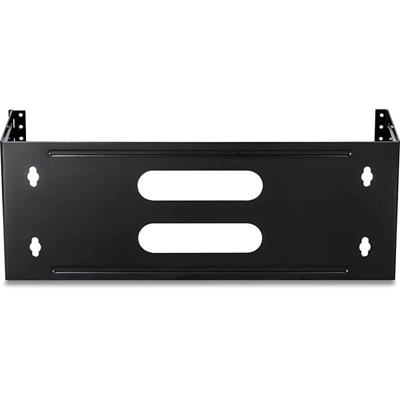 4U 19inch Hinged Wall Mount Bracket for Patch Panels and PDU Power Strips TCWP4U Supports EIA310 Steel Construction Use with  TCP24C6 TCP16C6 Patch Panels sold separately