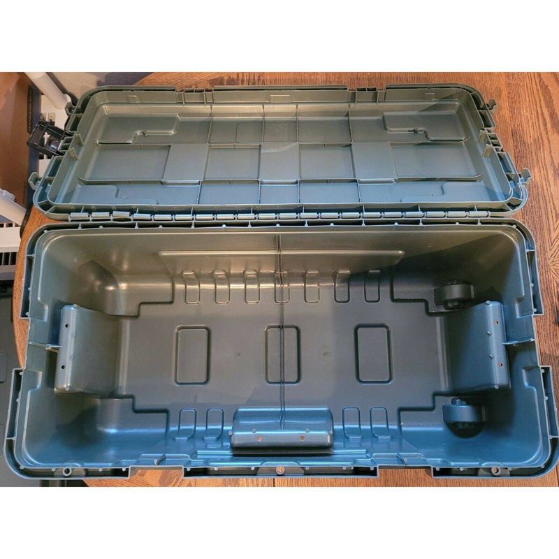 Plano 108qt Storage Trunk Green