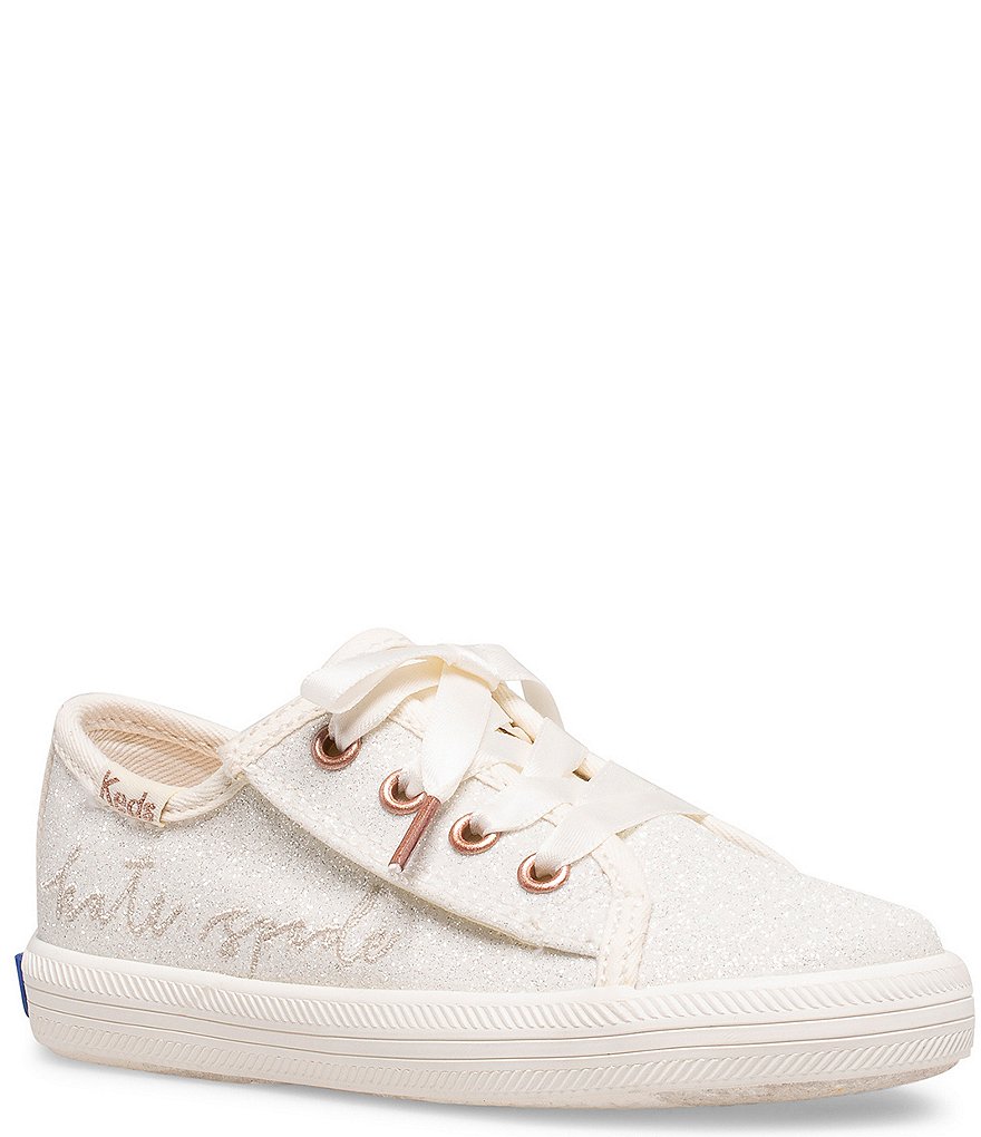 Keds for kate spade new york Girls' Kickstart Jr Glitter Sneakers (Infant)