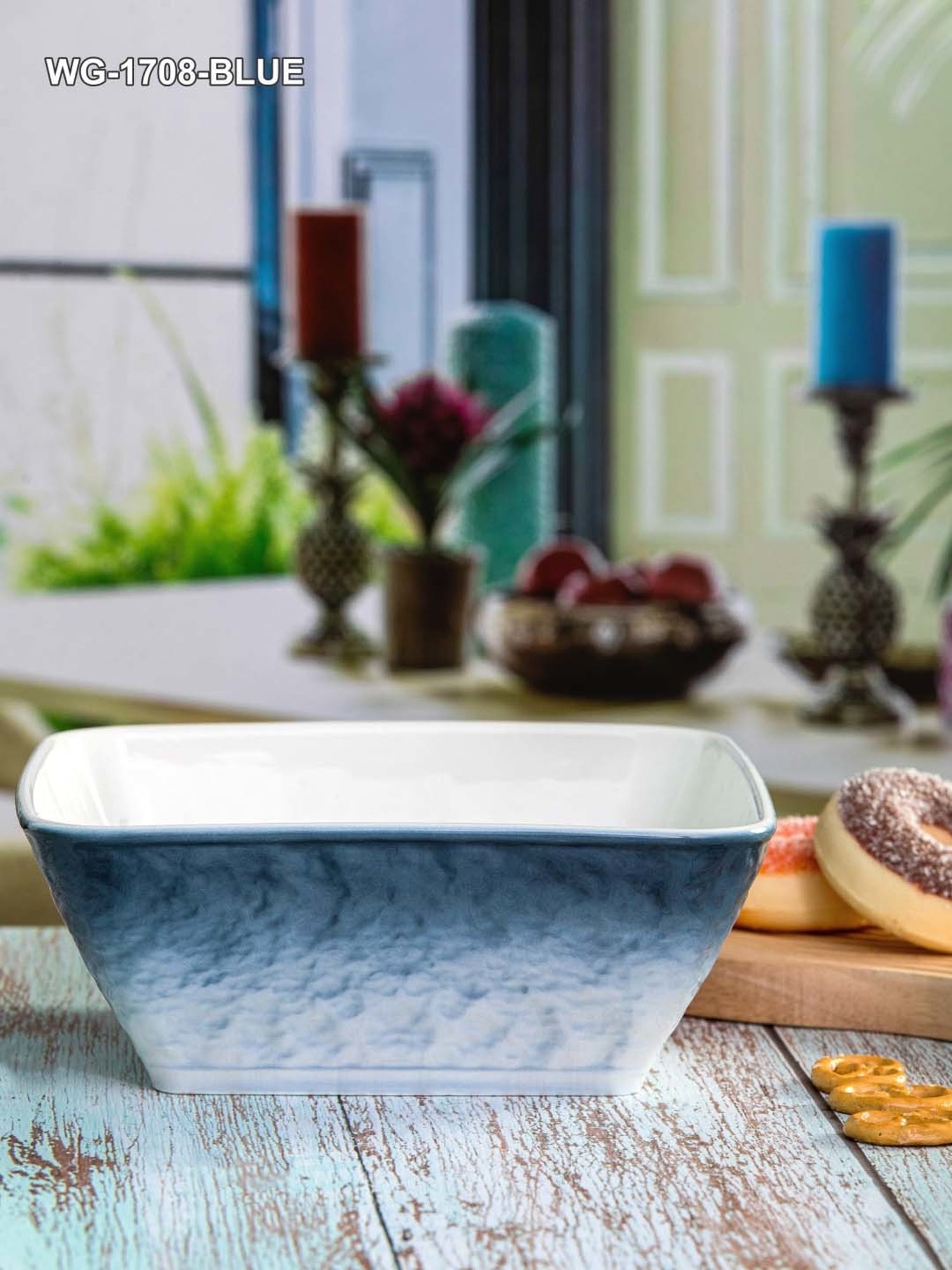 Tabletop 6.5" Bunny Candy Box Spring Flowers Rabbit Cosmos Gifts Corp.  -  Serving Bowls