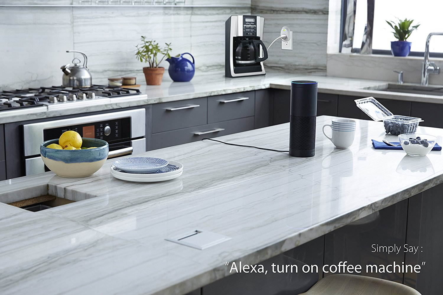 TP-Link Smart Plug w/ Energy Monitoring, No Hub Required, Wi-Fi, Works with Alexa, Control your Devices from Anywhere (HS110)