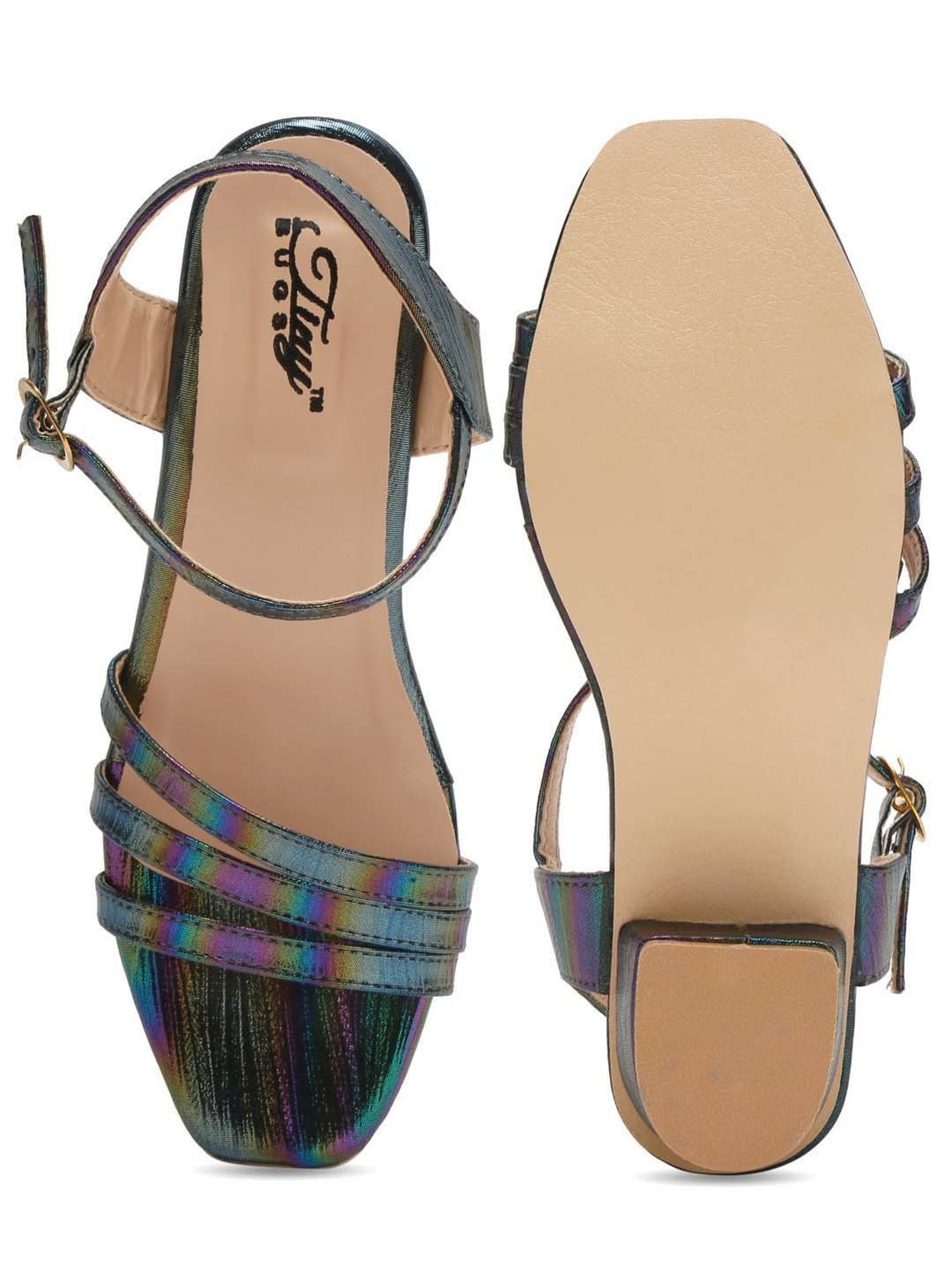 Tiny Bugs Kids Multicolor Ankle Strap Sandals