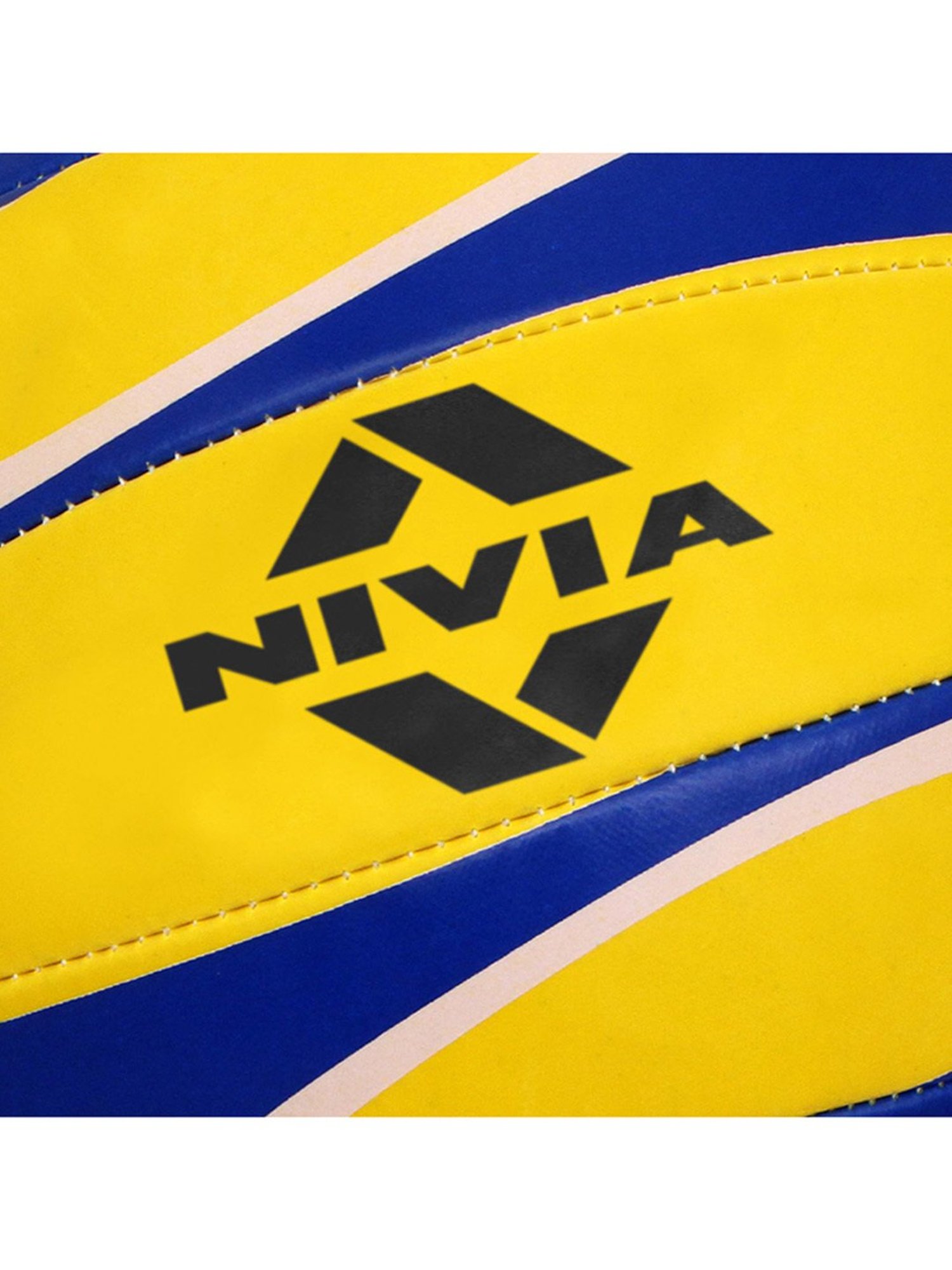 Nivia Rubberized Stitched 18 Panel Trainer Volleyball (Multicolor) Size - 4