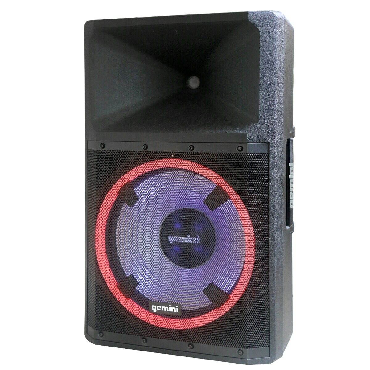 Gemini GSP-L2200PK Bluetooth 2200 Watt Speaker With Party Lights & Media Player