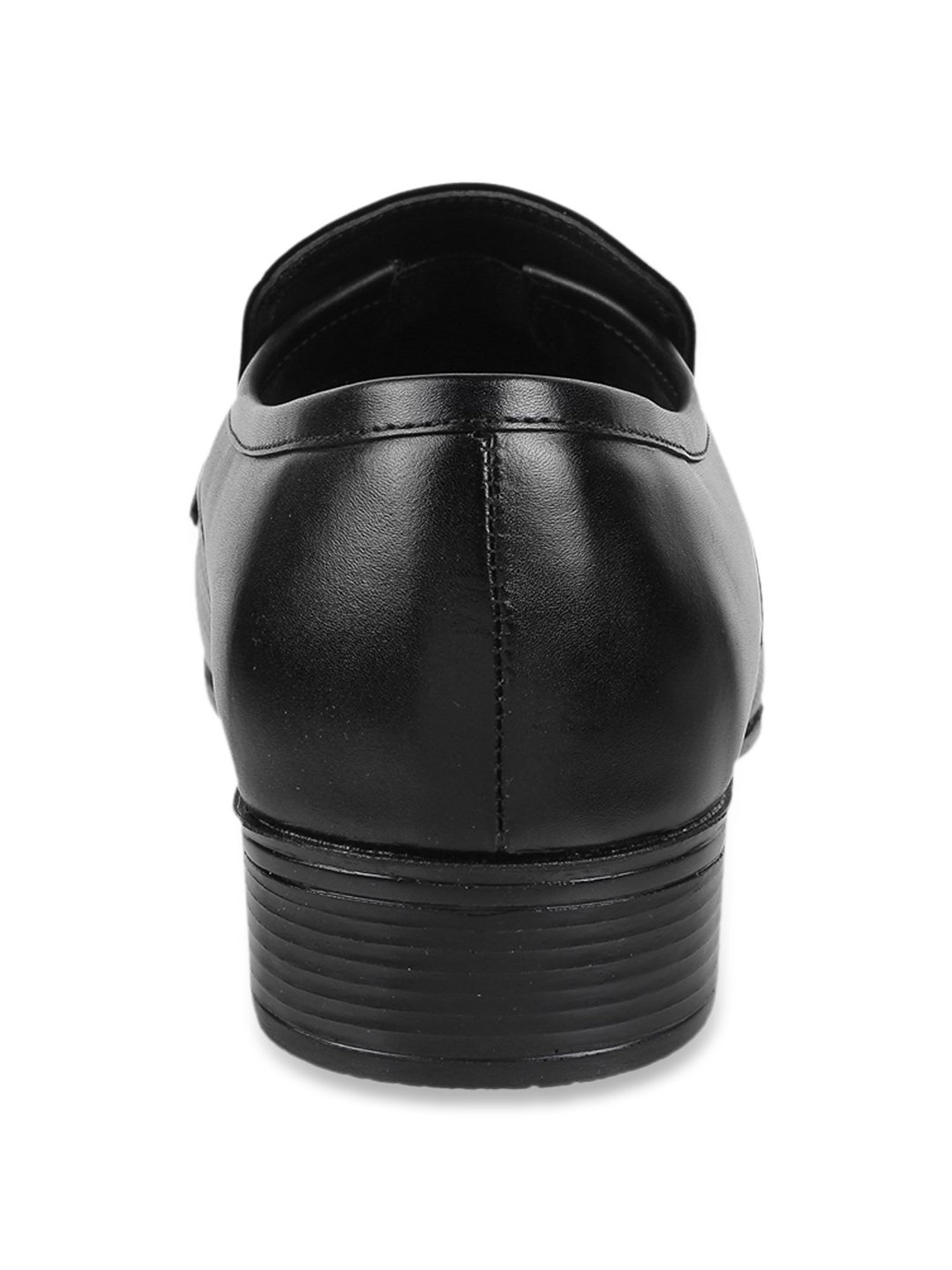 Mochi Men's Black Formal Loafers