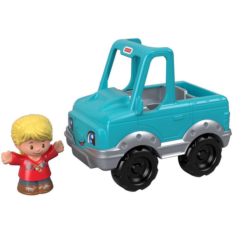 Fisher-Price Little People Help a Friend Pick Up Truck - Blue