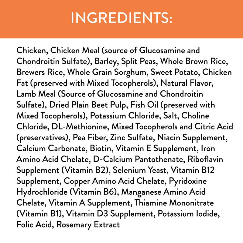 Nutro Wholesome Essentials Farm-Raised Chicken, Brown Rice & Sweet Potato Recipe Senior Dry Dog Food - 15lbs