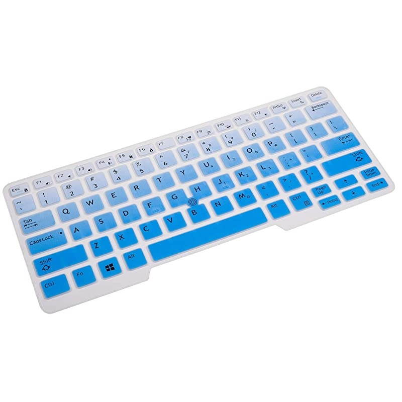 Cover Compatible with 14 Dell Latitude 5480 5490 7480 7490 E7450 E7470 E7480 E5470 with Pointing Ultra Thin Soft Silicone Dell Latitude 7490 Protector SkinGradual Blue