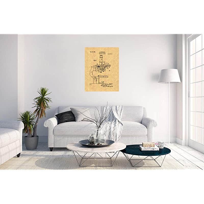 Microscope Patent Print 85 x 11 M12433