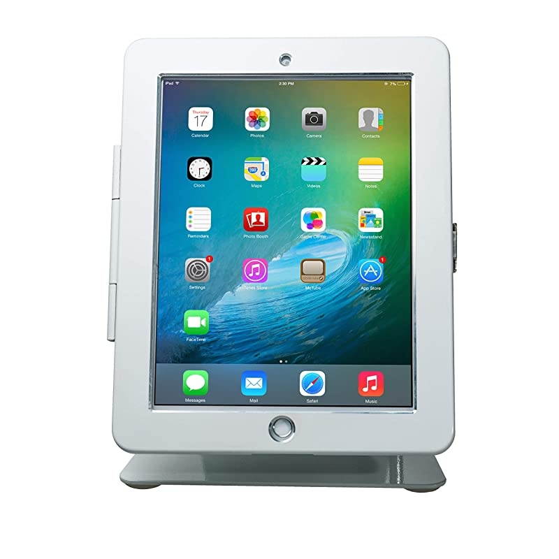 Desktop Anti-Theft Stand for Tablets and Smartphones, White