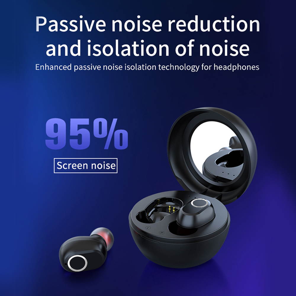 TWS Wireless Headphone Earphone Bluetooth 5.0 HiFi Sound Touch Contro Headphones Mini Noise Sport Reduction Headset