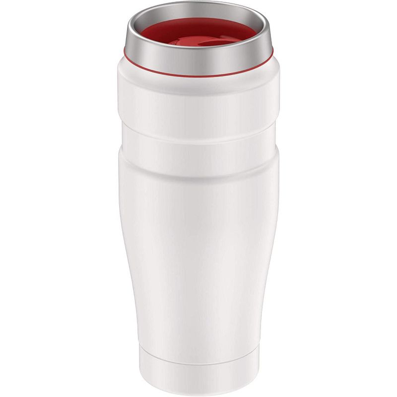 THERMOS Stainless King SK1005 Vacuum-Insulated Travel Tumbler, 16 Ounce White