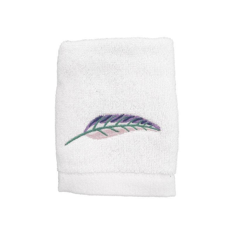 8pc Ria Turkish Cotton Washcloth Set Aqua - Enchante Home