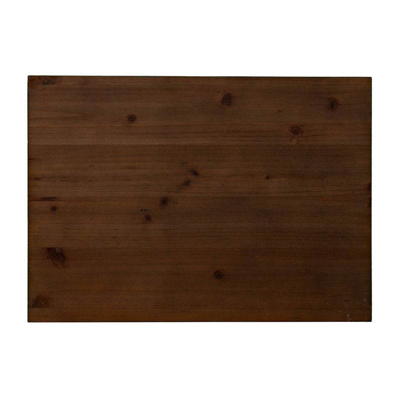 Jevil Two-Tone Accent Table Black/Brown - Aiden Lane