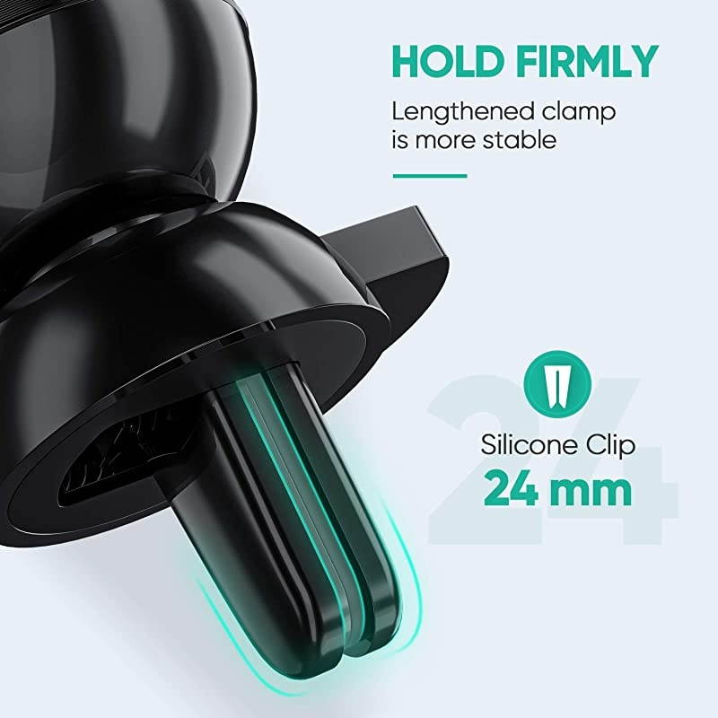 Car Phone Mount, Adjustable Phone Stand for Car,Compatible with iPhone 12/11 Pro Max XS Max XR X 8 7 6S Plus SE 2020 12 Mini,Samsung Galaxy