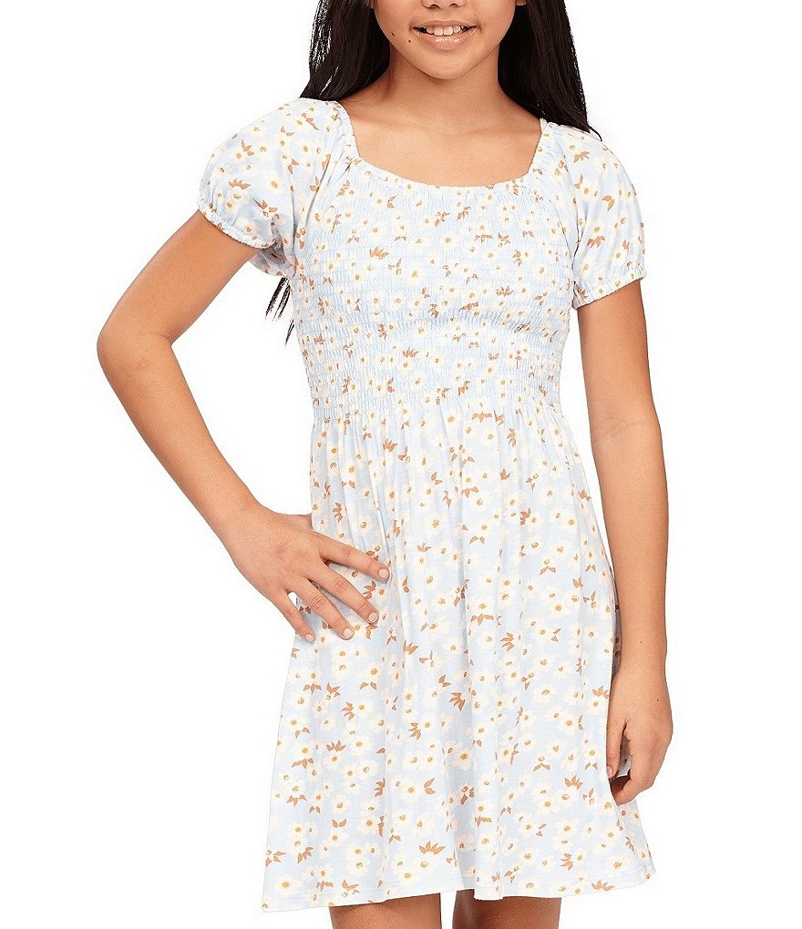 Peek Little/Big Girls 2T-12 Embroidered Chambray A-Line Dress