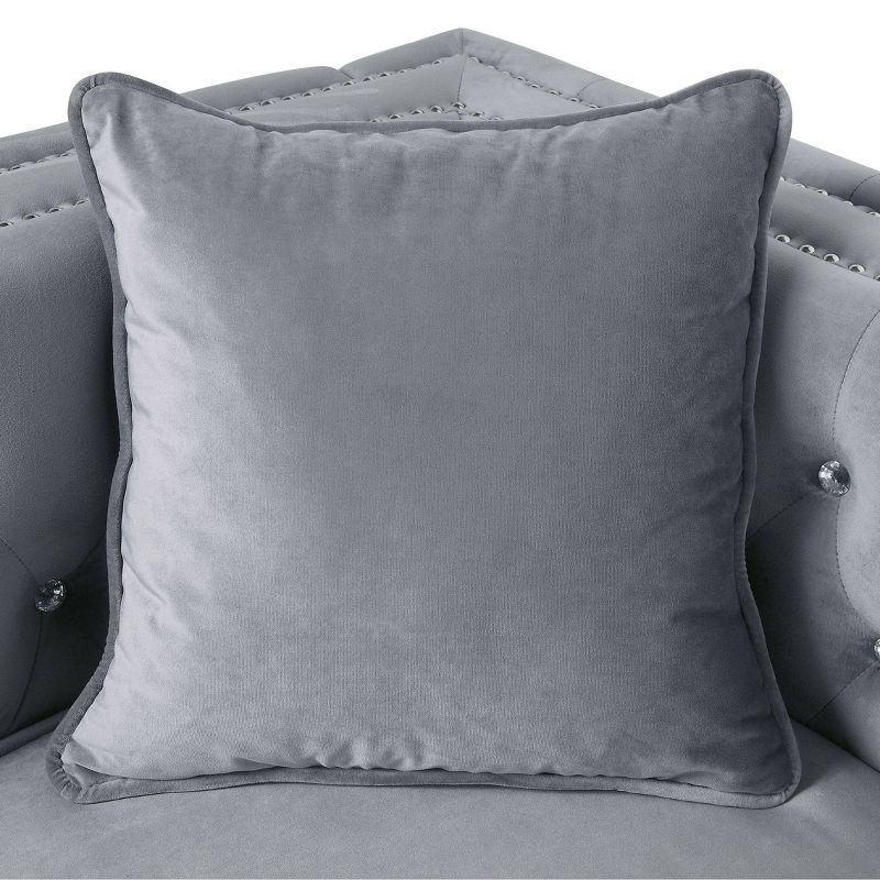Martella Tufted Sectional Gray - HOMES: Inside + Out