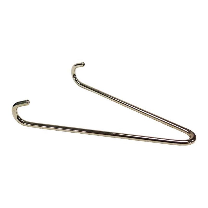 Hydrofarm LGHOOK Multi Purpose Outdoor Indoor Stainless Steel V Shaped Hanging Ceiling Hooks for Reflector Grow Lights, Pack of 12