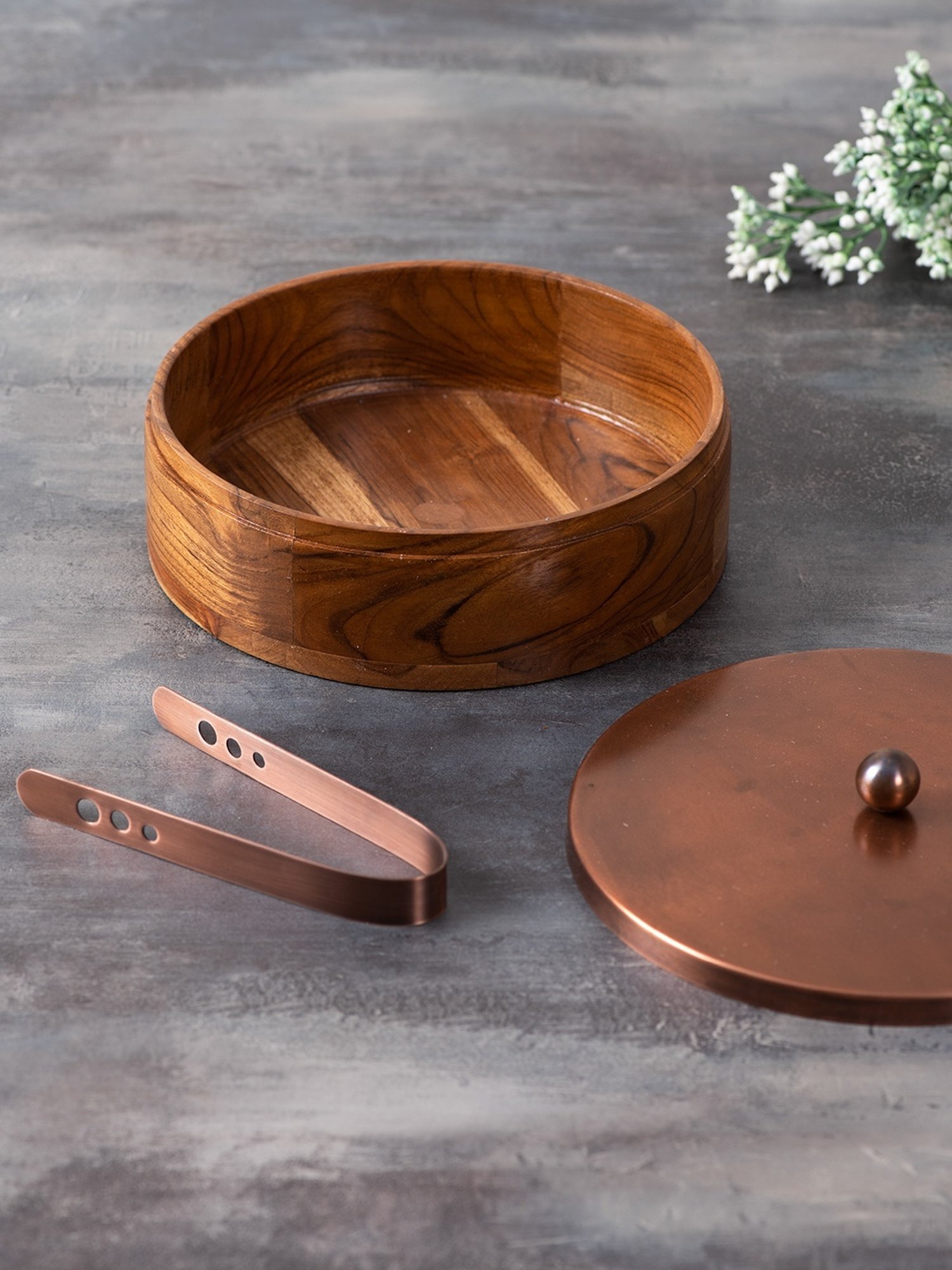 Goodhomes Transparent Glass Butter Dishes With Lid