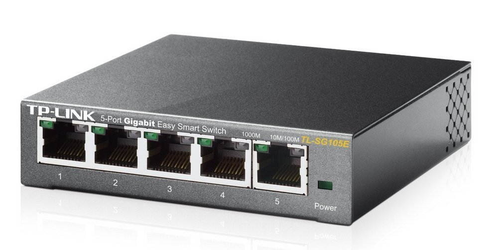 TP-Link 5-Port Gigabit Ethernet Web Managed Easy Smart Switch (TL-SG105E)