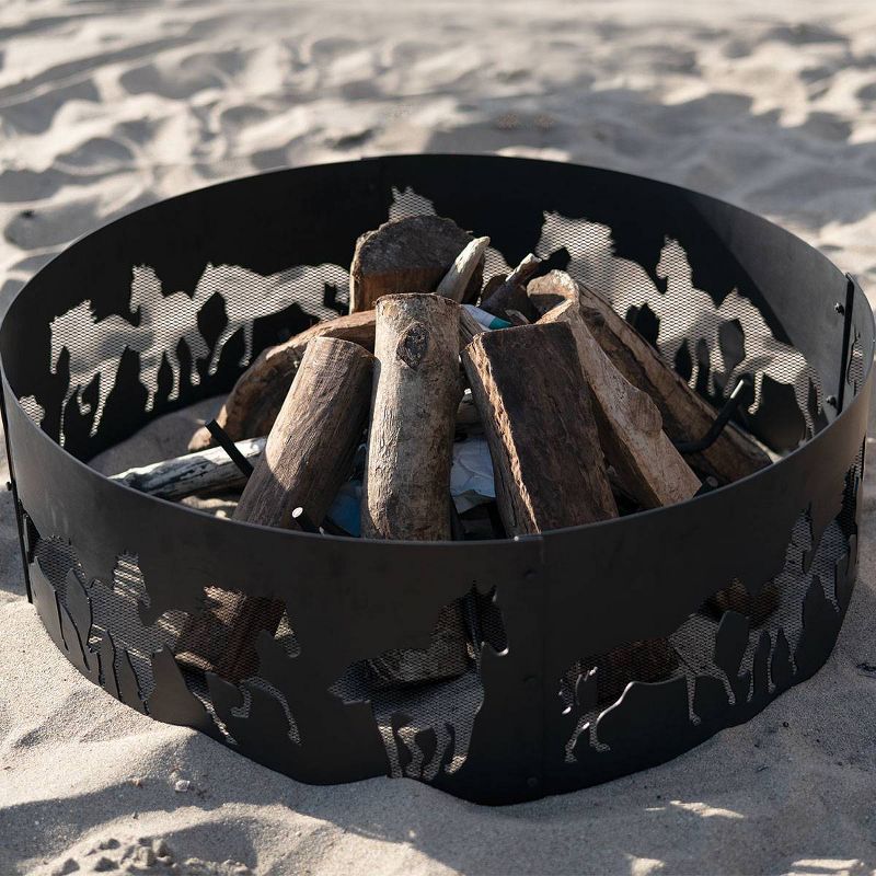 Decorative Fire Ring Horses - Blue Sky Outdoor Living