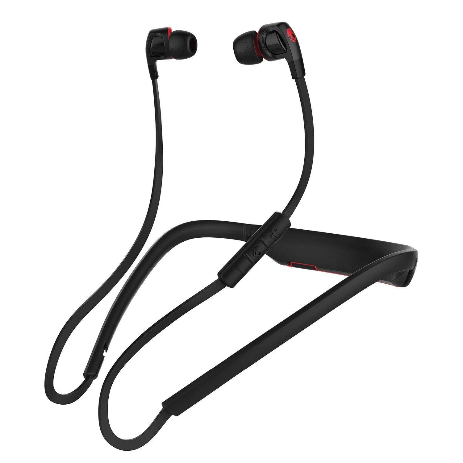 Skullcandy Smokin' Buds 2 Wireless Black/Red Bluetooth Earbuds (S2PGHW-521)