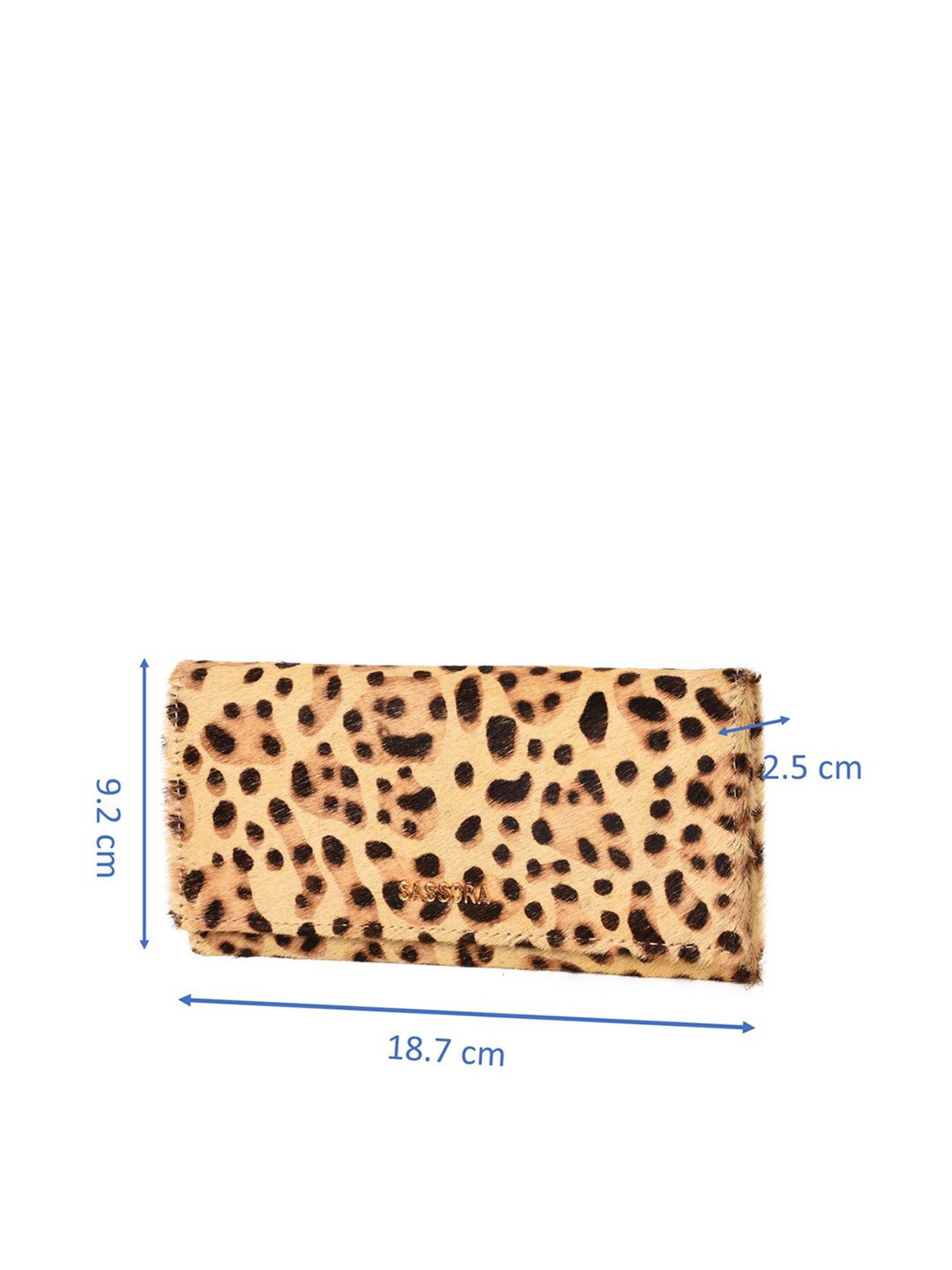 SASSORA Yellow Printed Rfid Wallet for Women