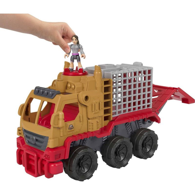 Fisher-Price Imaginext Jurassic World Camp Cretaceous Dinosaur Hauler & Yaz