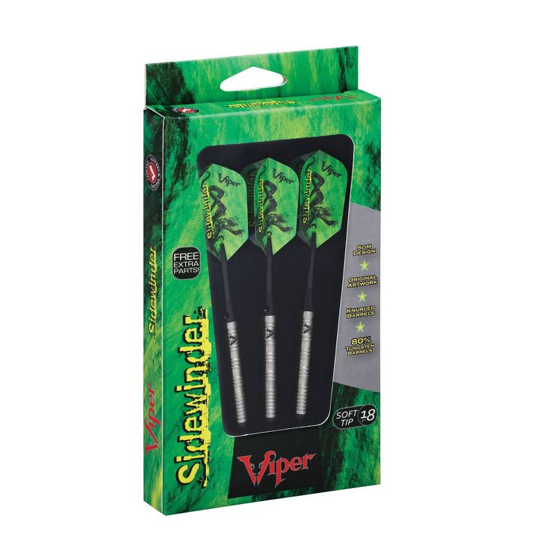 Viper Sidewinder 18 GramsTungsten Soft Tip Darts Shark Fin Barrel