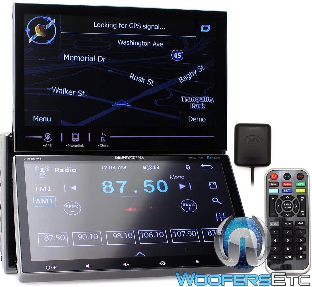 Soundstream VRN-DD7HB Double DIN Bluetooth In-Dash Car Stereo Receiver