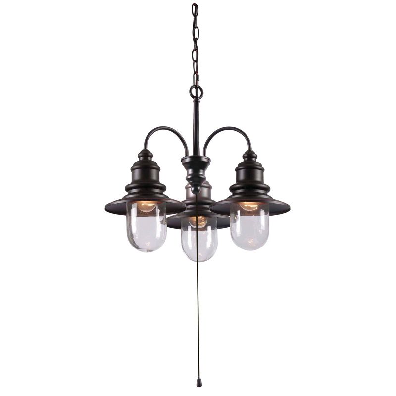 Bel Air Lighting Outdoor Hanging Pendant Black