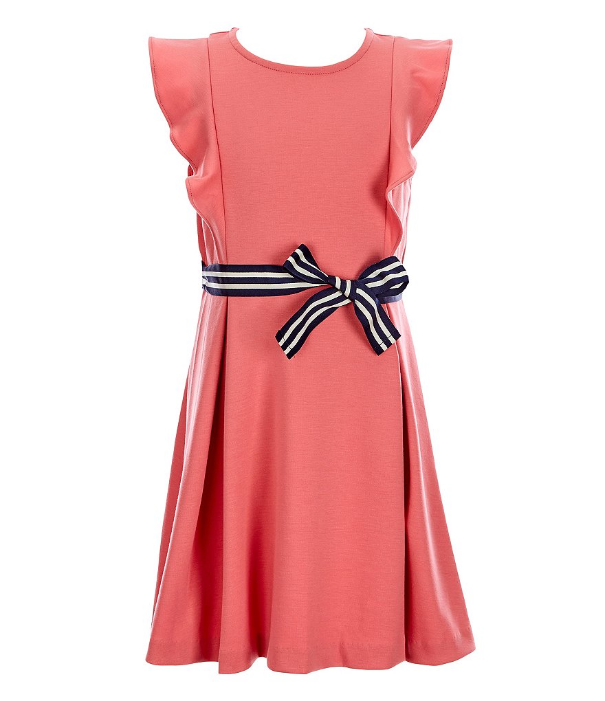 Mini Molly Big Girls 8-14 Ruffle-Sleeve Shift Dress