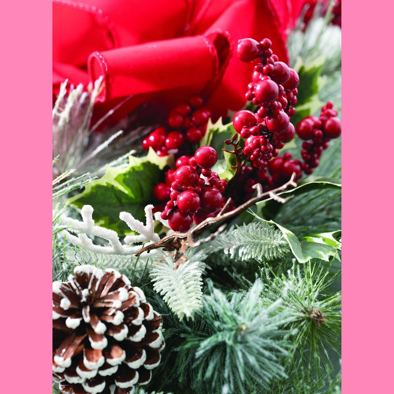 Sullivans Berry & Pine Artificial Wreath 26"H Green