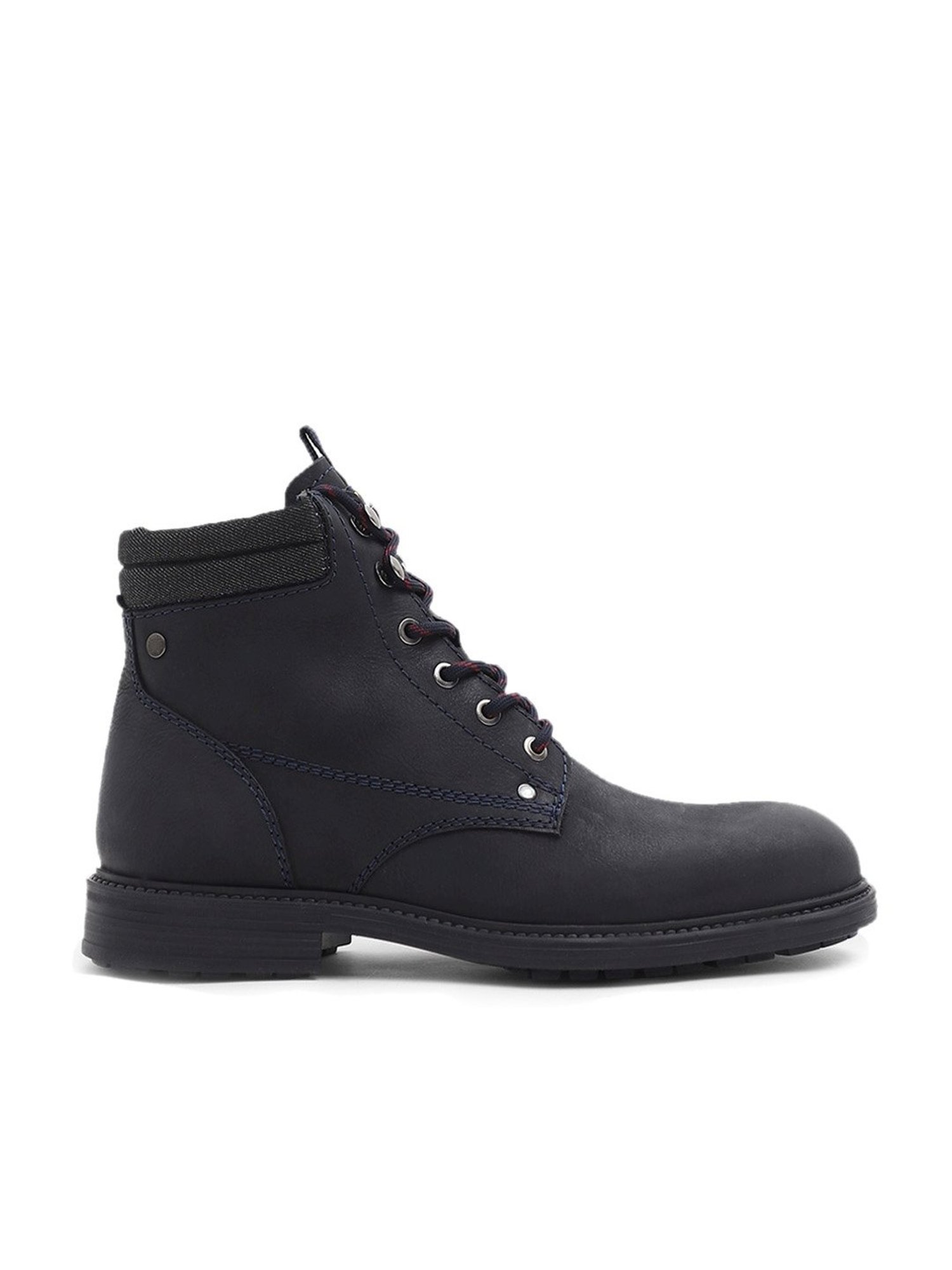 Jack & Jones Men's Black Derby Boots