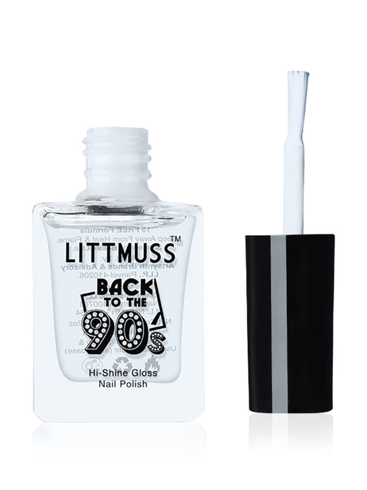 Littmuss Back To The 90's Hi Shine Gloss Nail Polish Crystal Top Coat 060 - 9.5 ml