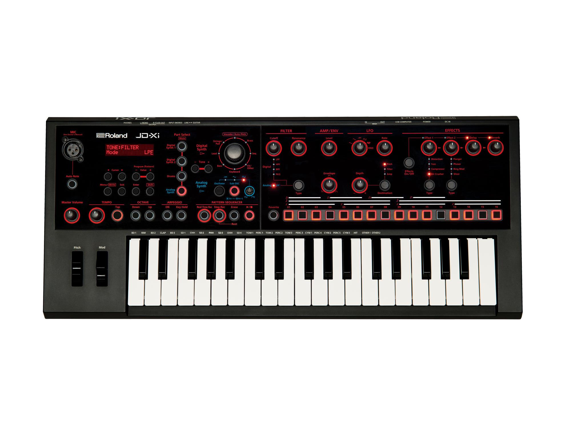 Roland JD-XI Analog Digital Crossover Synthesizer