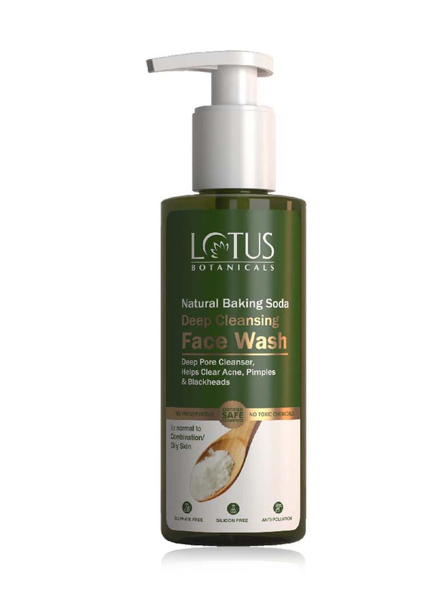 Lotus Botanicals Natural Baking Soda Deep Cleansing Face Wash - 180 ml