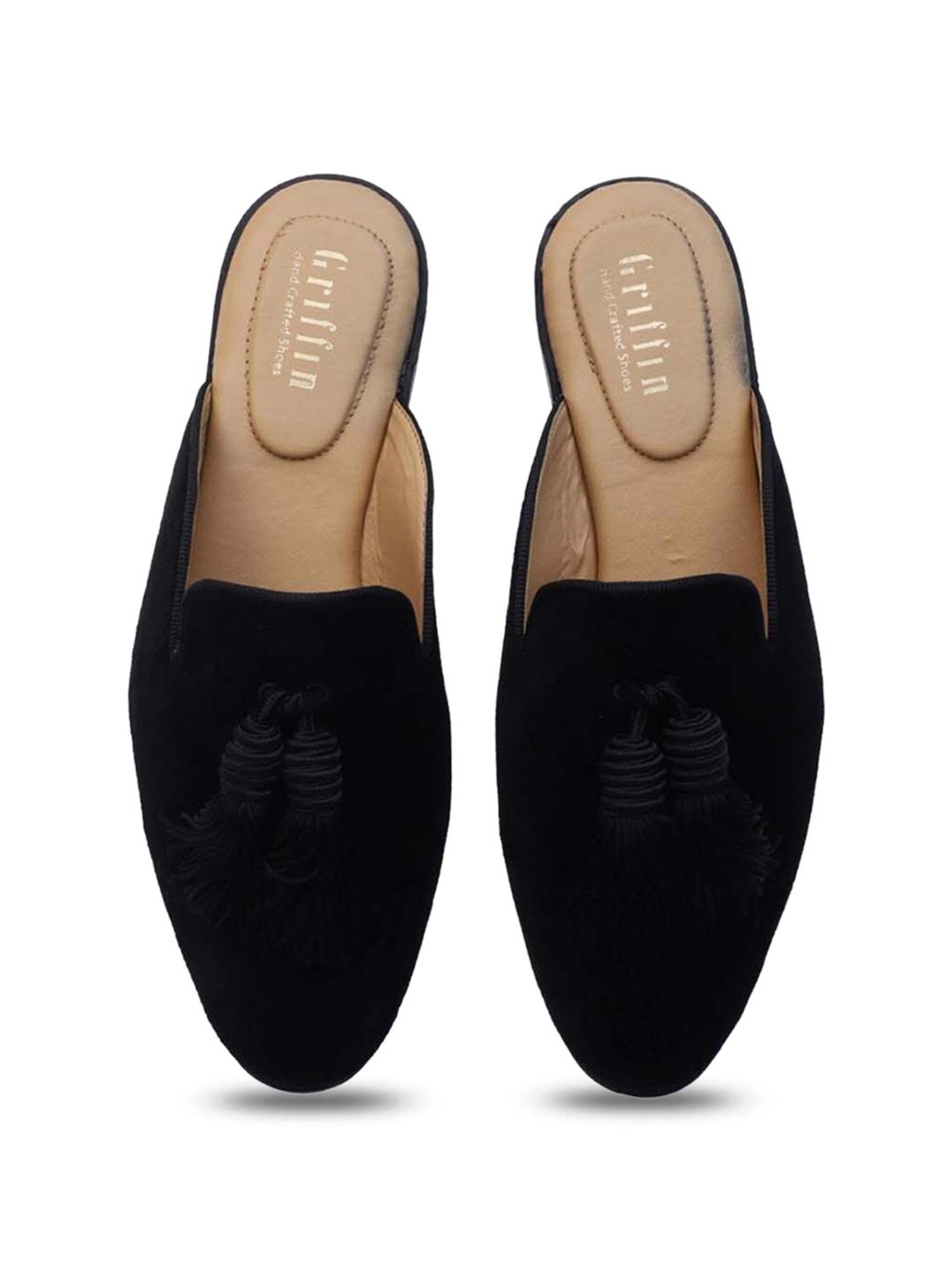 Griffin Men's Black Mule Shoes