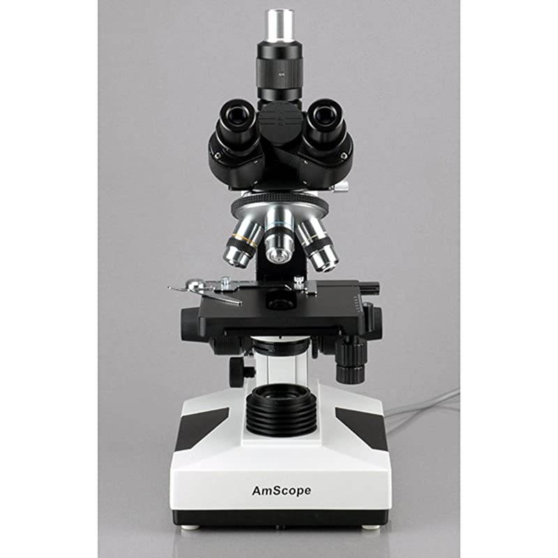 40X-2000X LED Trinocular Biological Compound Microscope, White, T490B-LED